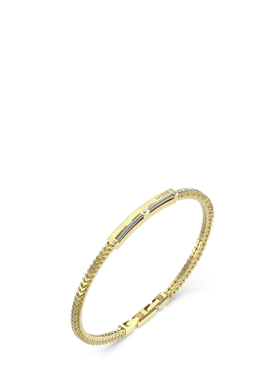 Guess JGUJUMB05107JWYGS Altın Rengi Çelik Erkek Bileklik