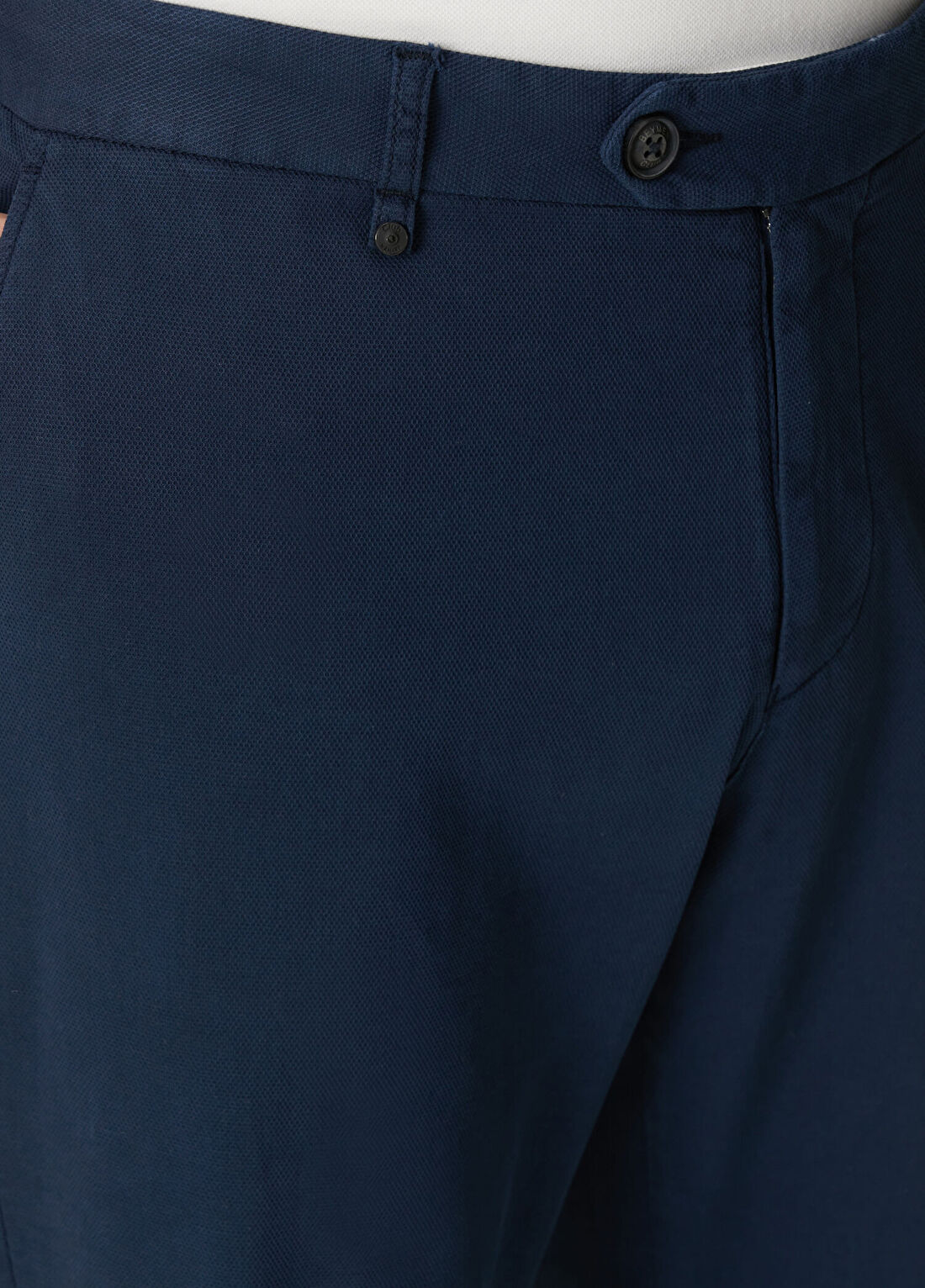 Beymen Club Lacivert Mini Petek Dokulu Spor Pantolon görsel 4