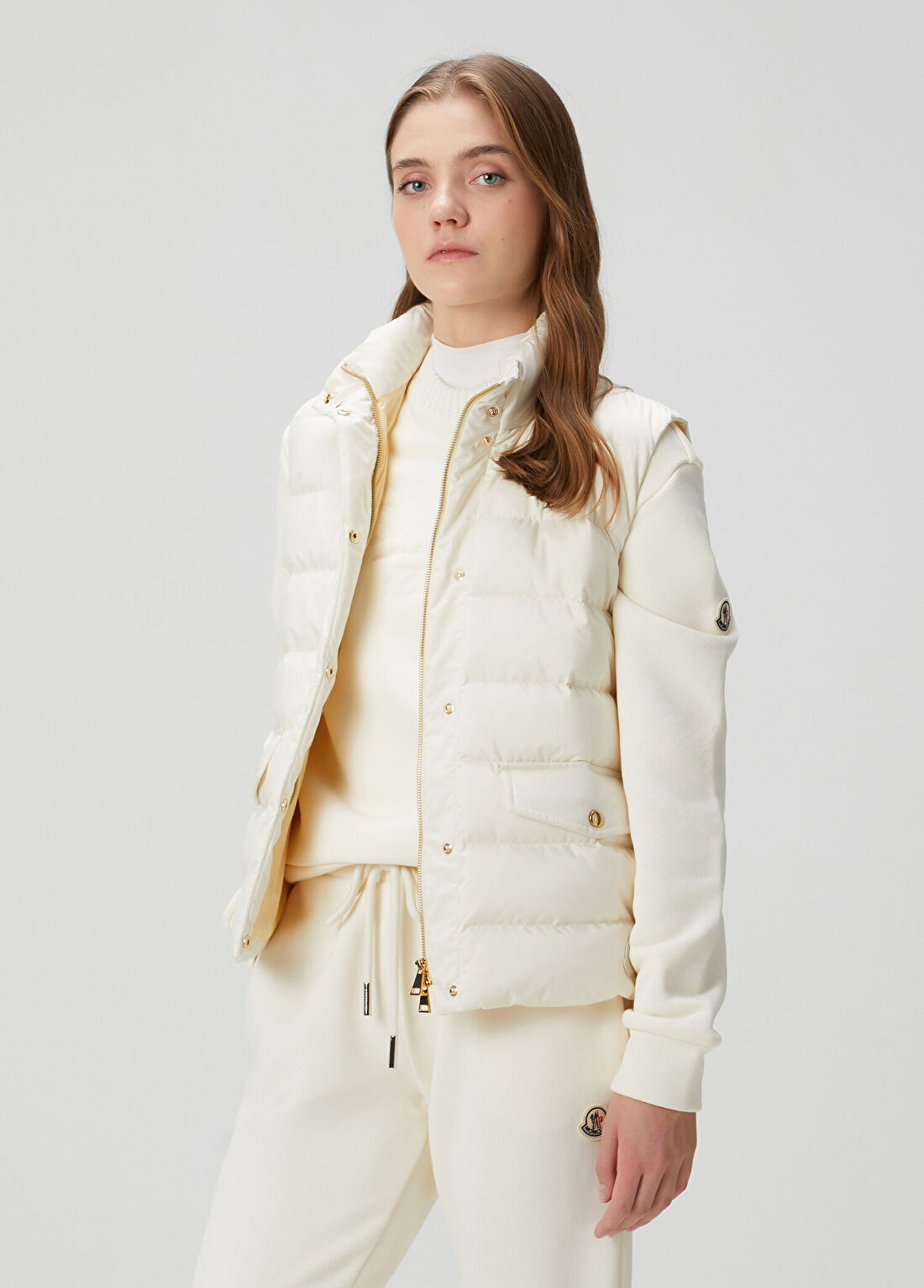 Moncler Besset Ekru Yelek