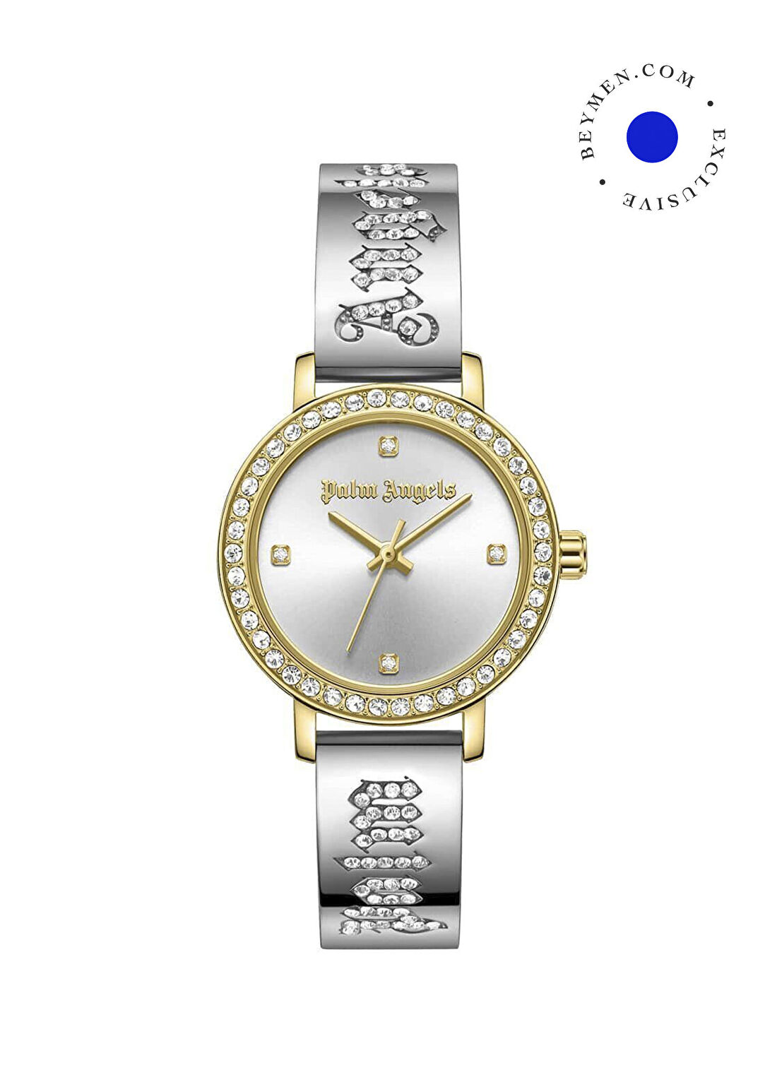 Palm Angels PMWLG0001703 Mira Metalik Gri Çelik Kadın Kol Saati