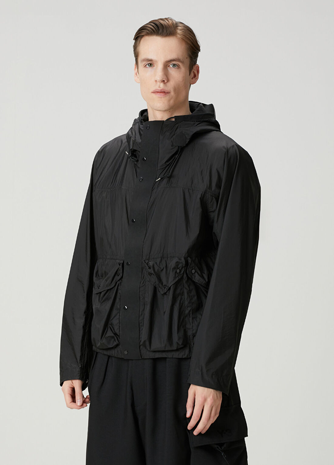 Ten-C Skye Ten Siyah Kapüşonlu Anorak Mont görsel 3