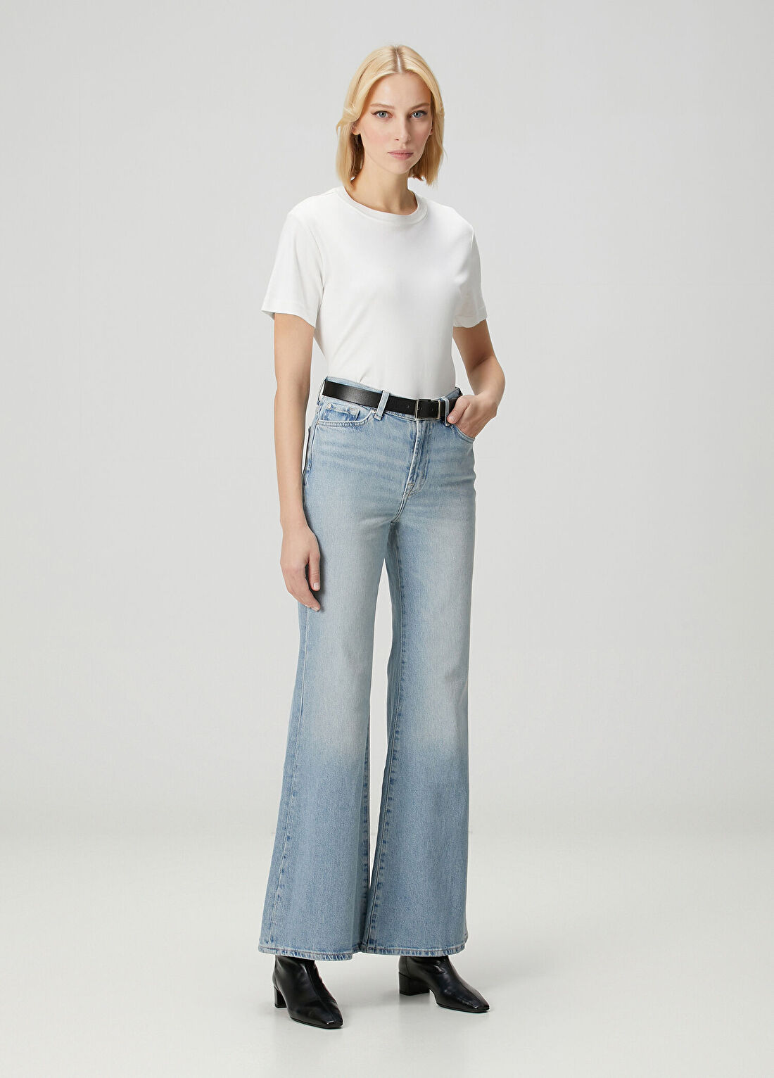 7 For All Mankind Açık Mavi Jean Pantolon