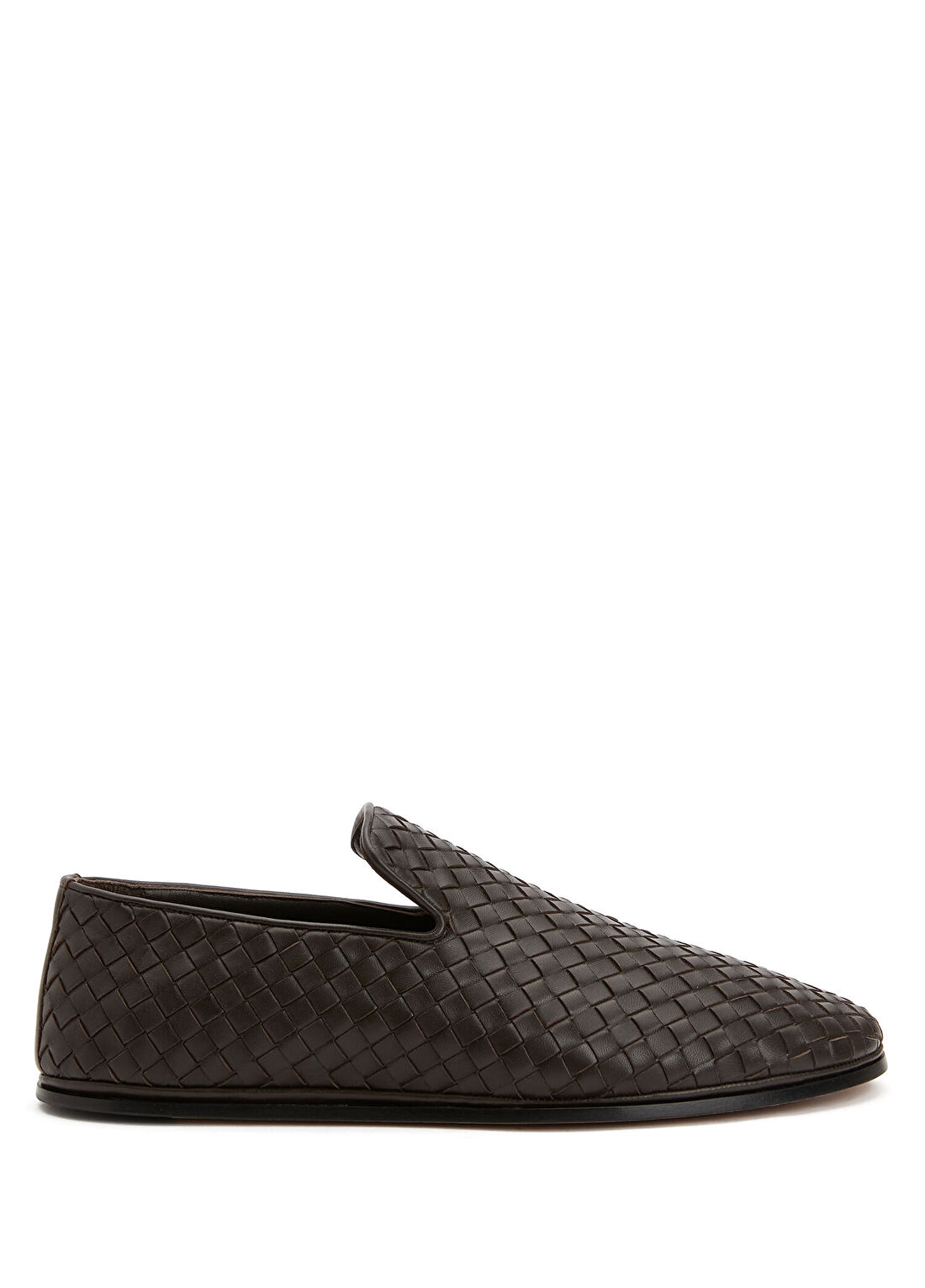 Bottega Veneta Kahverengi Erkek Deri Espadril