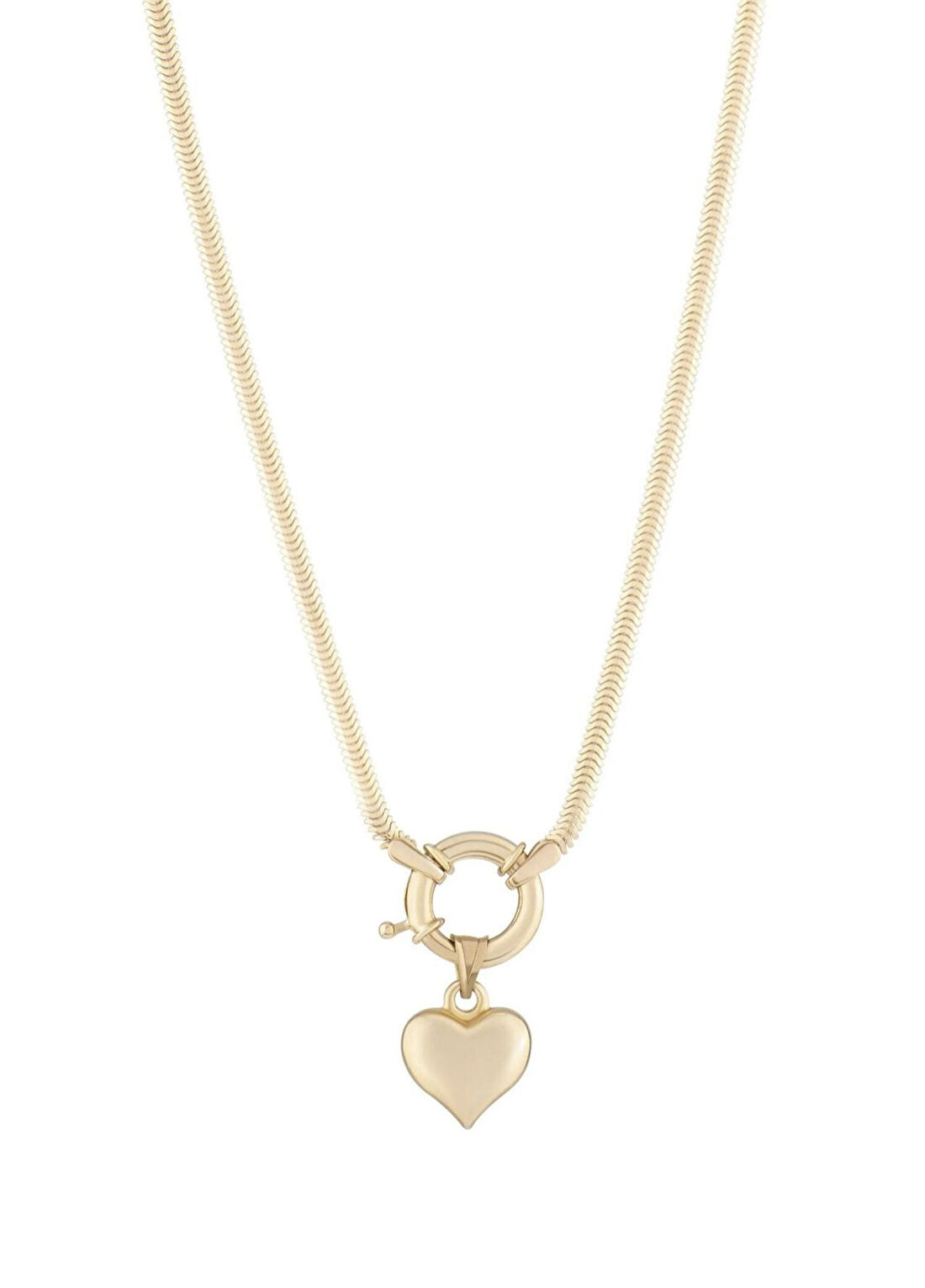 Safir Mücevher Lovely Heart 14 Ayar Kadın Altın Kolye