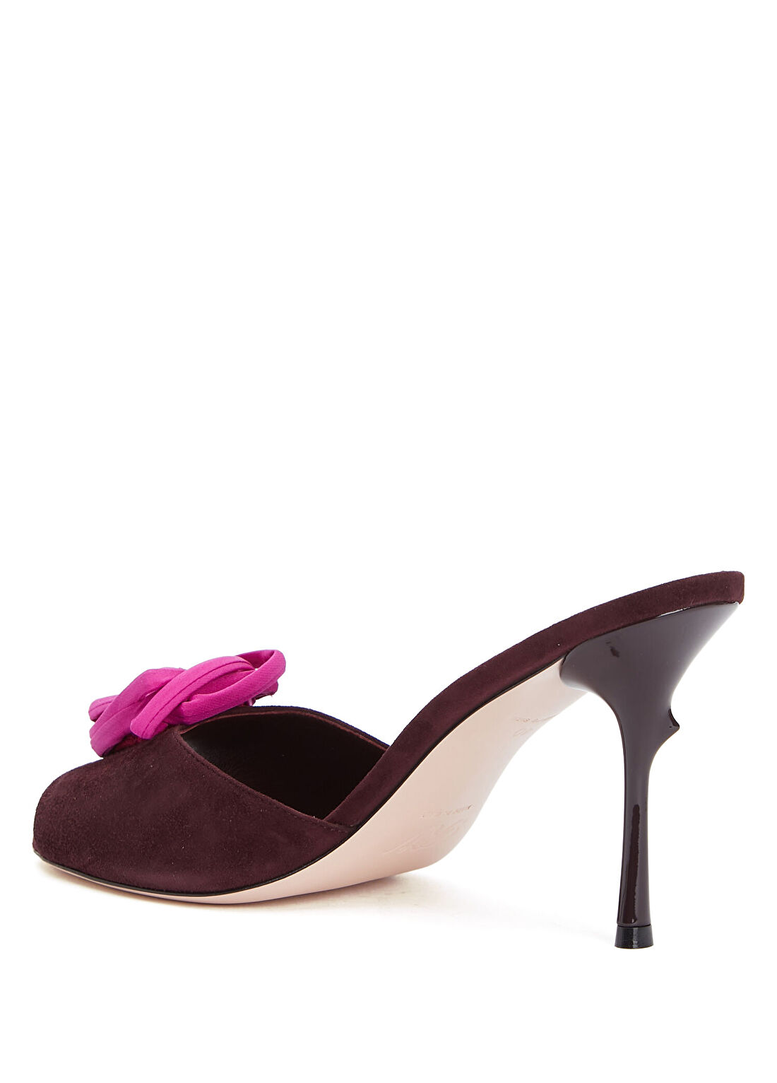 Roger Vivier Epine Kahverengi Kadın Süet Terlik görsel 3