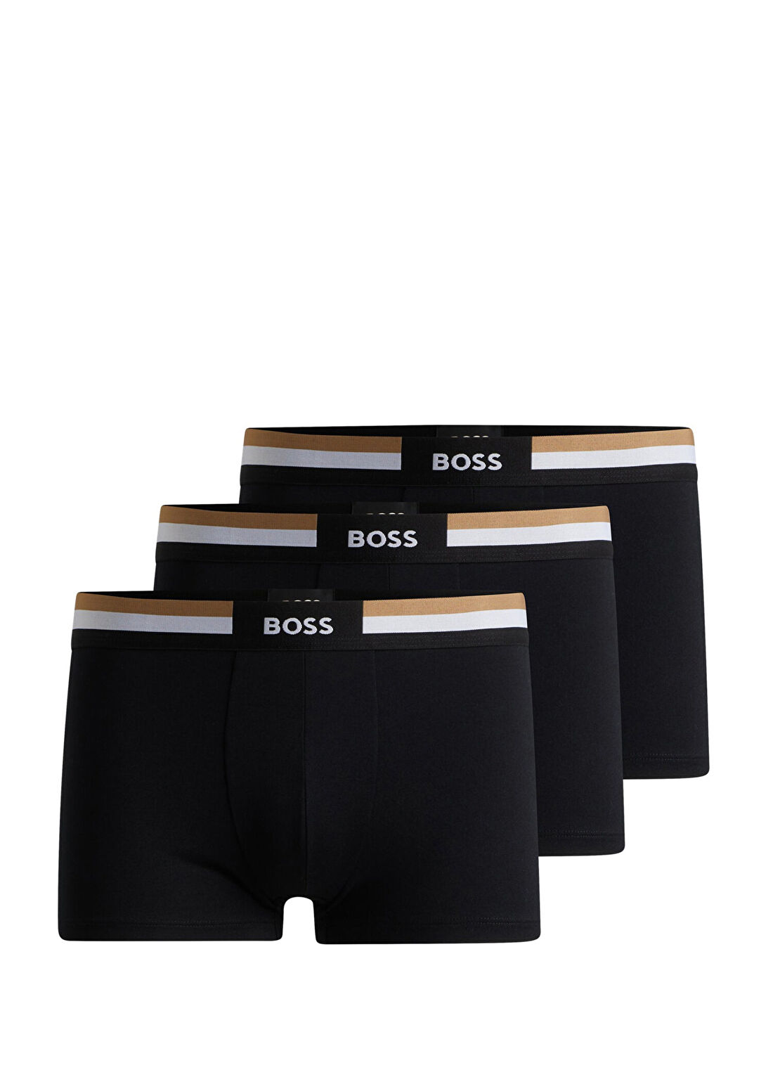 Boss Siyah 3lü Boxer Seti görsel 2