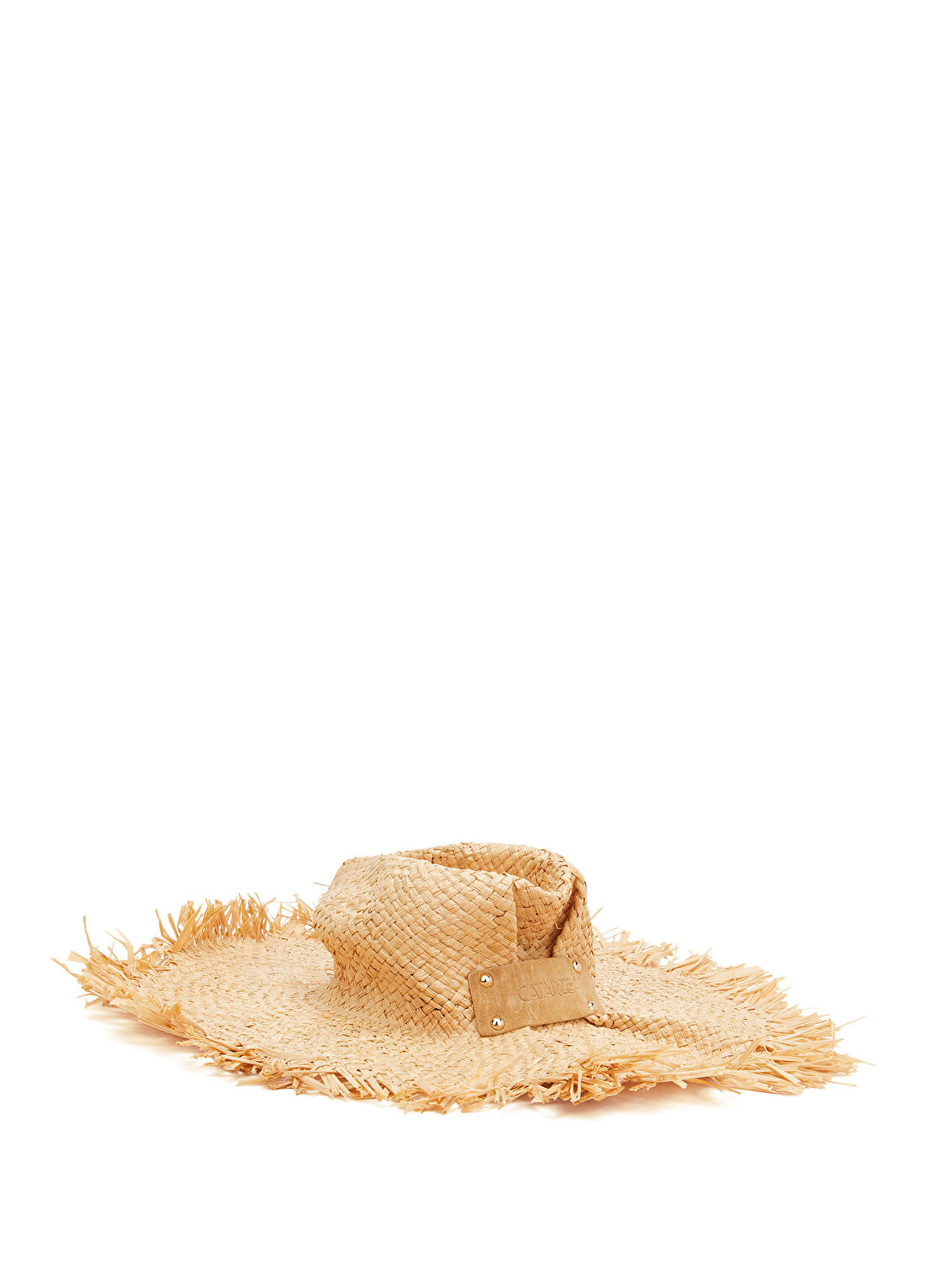 Catarzi Antanarivo Naturel Kadın Rafya Şapka