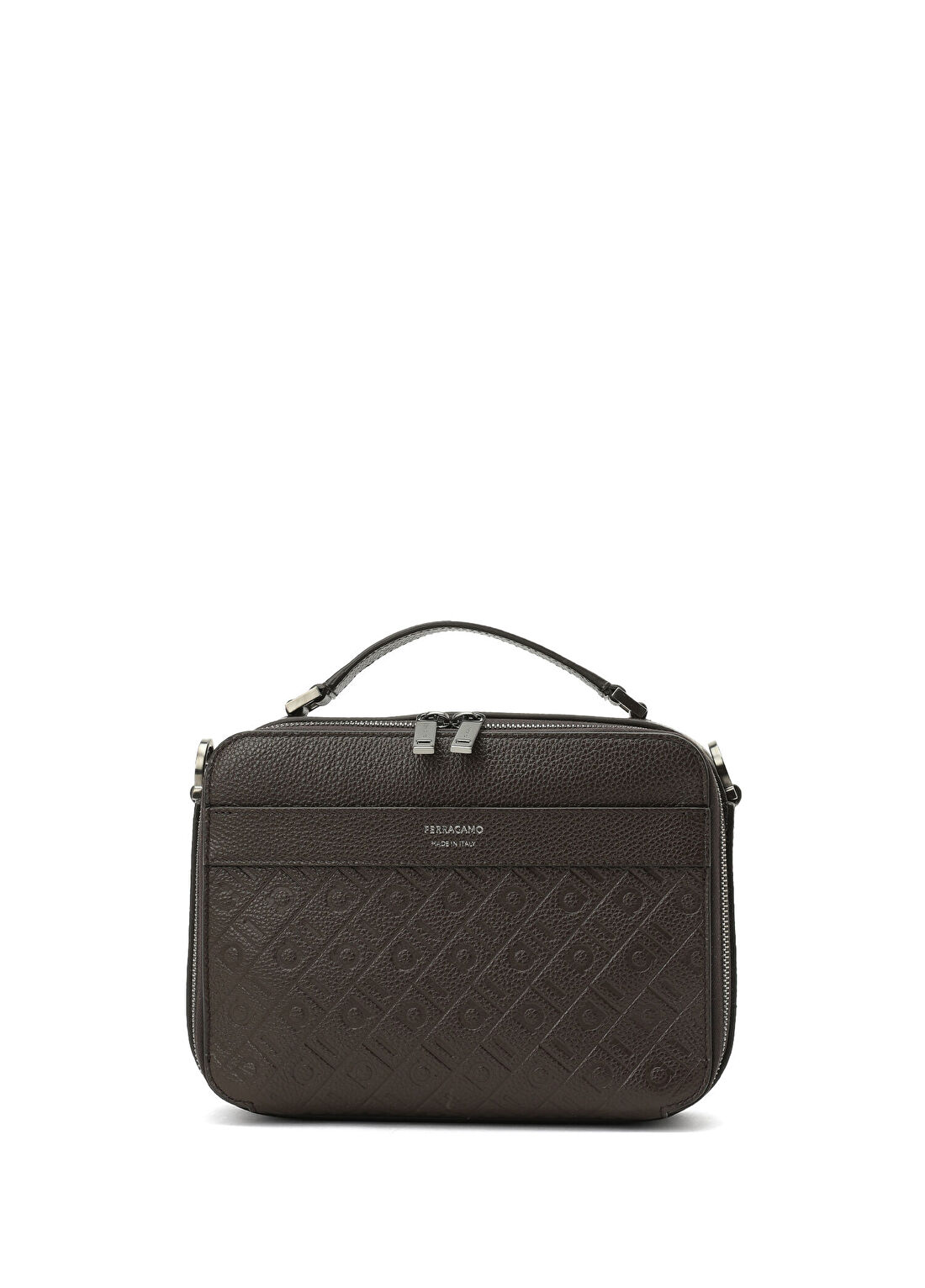 Ferragamo Kahverengi Erkek Deri Çanta