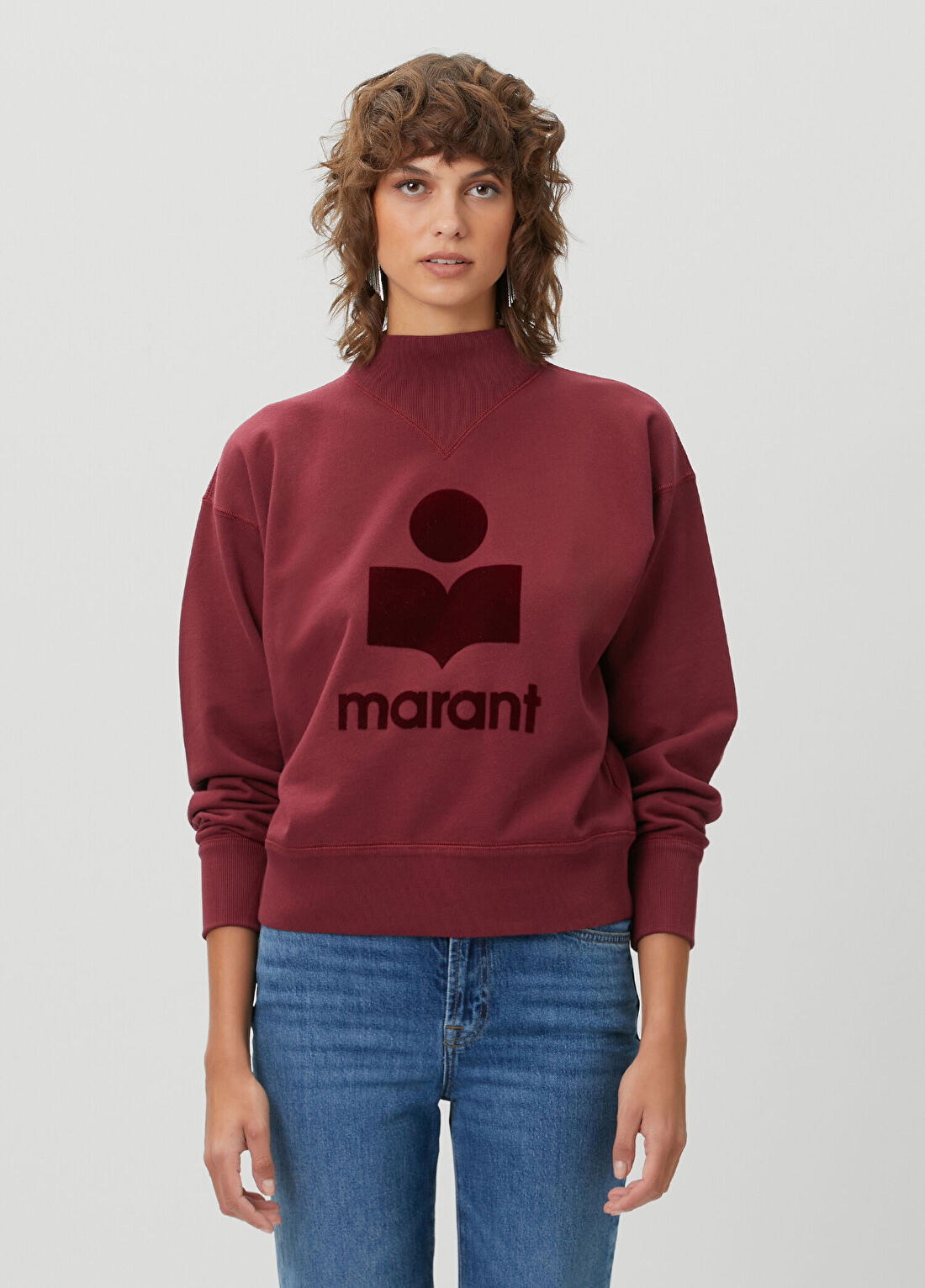 Marant Etoile Moby Bordo Logolu Sweatshirt