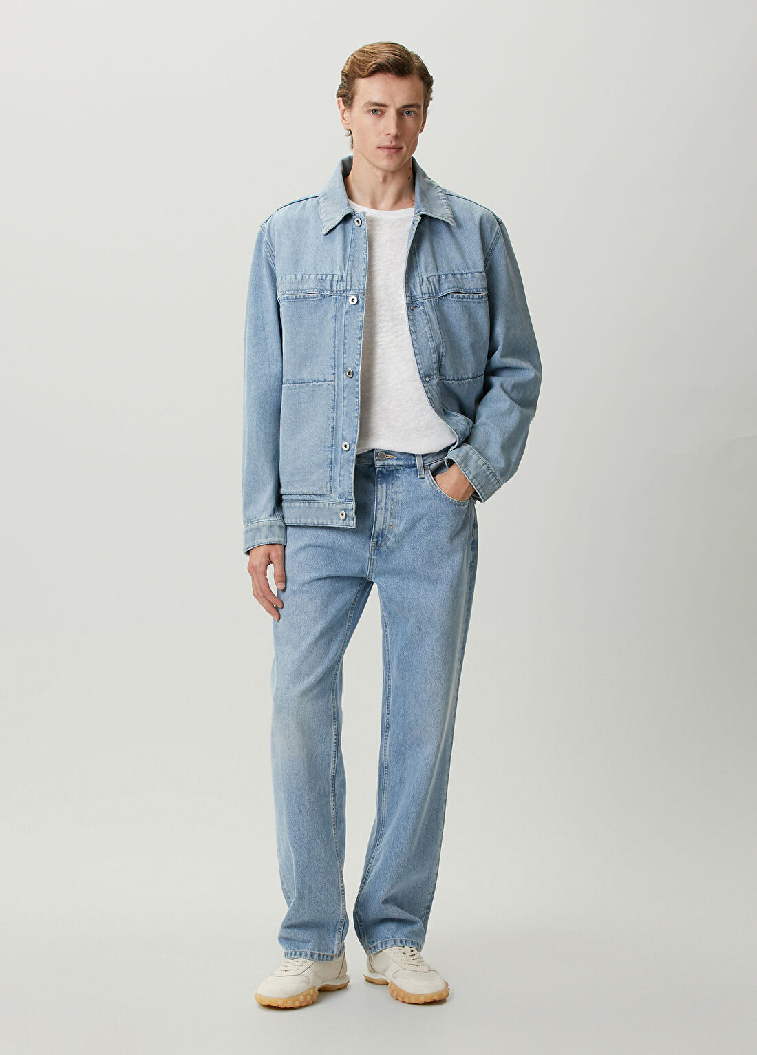 Jil Sander Mavi Denim Ceket görsel 2