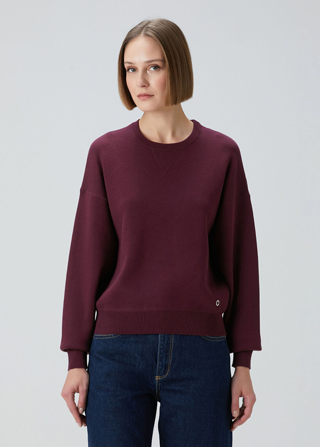 Beymen Collection Mürdüm Koton Sweatshirt