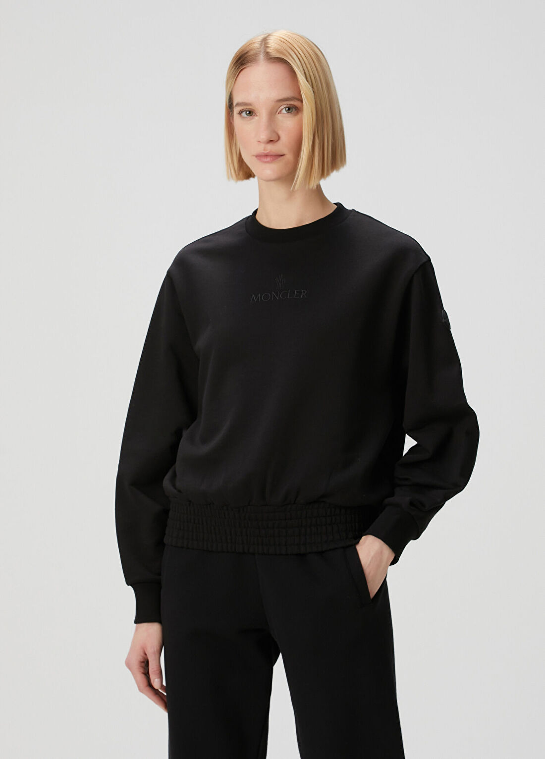 Moncler Siyah Sweatshirt