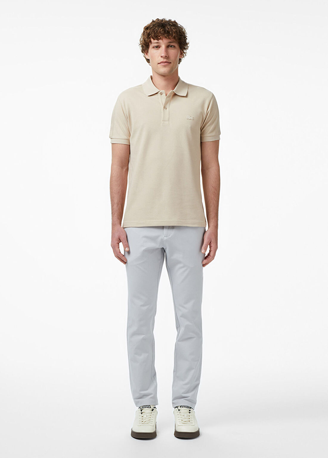 Lacoste Gri Slim Fit Erkek Chino Pantolon