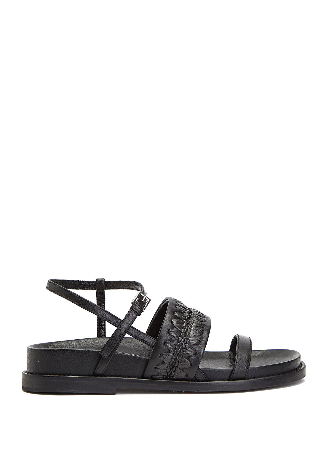 Beymen Collection Siyah Kadın Deri Sandalet