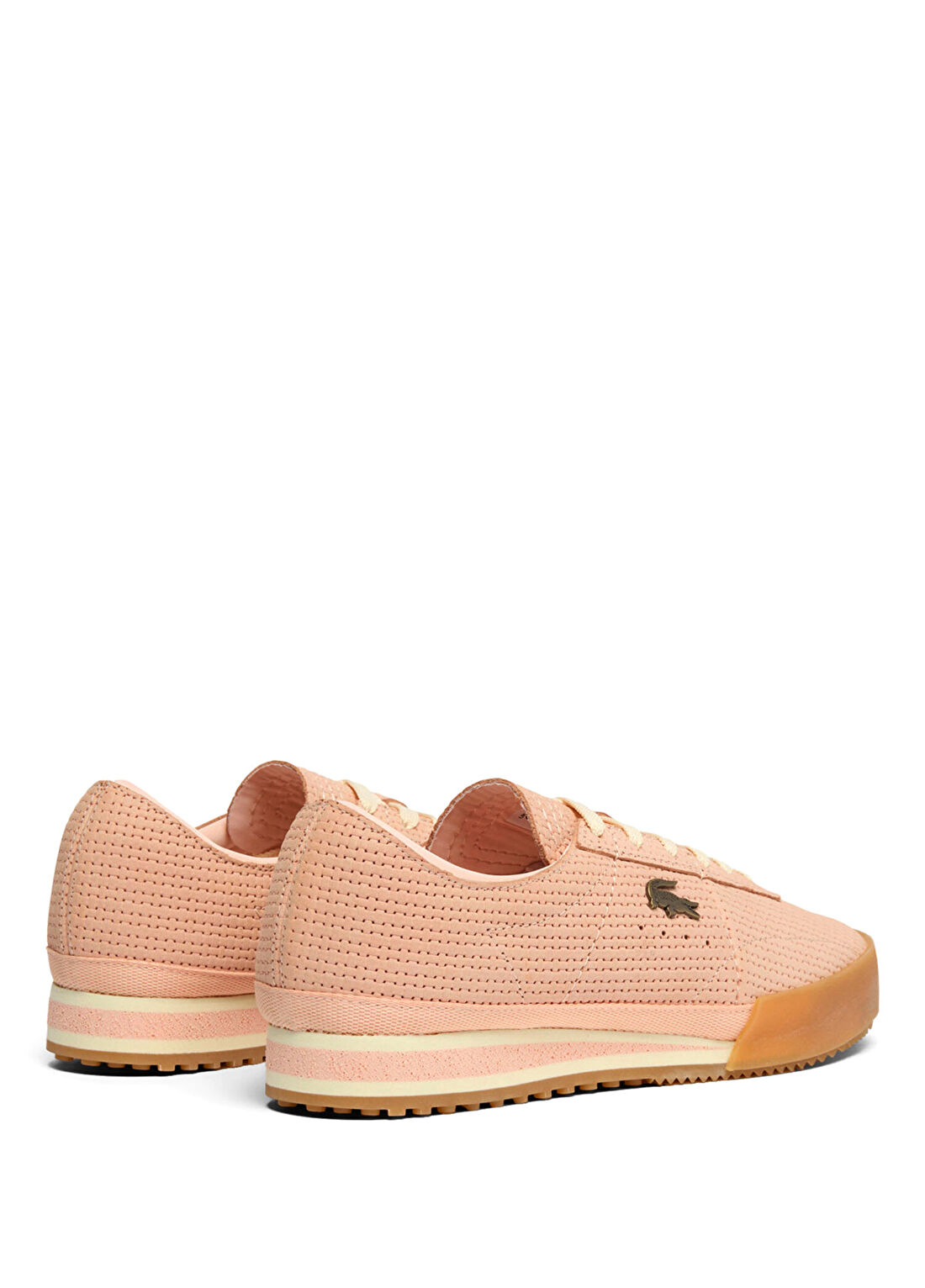 Lacoste Aura Pembe Nubuk Kadın Sneaker görsel 3