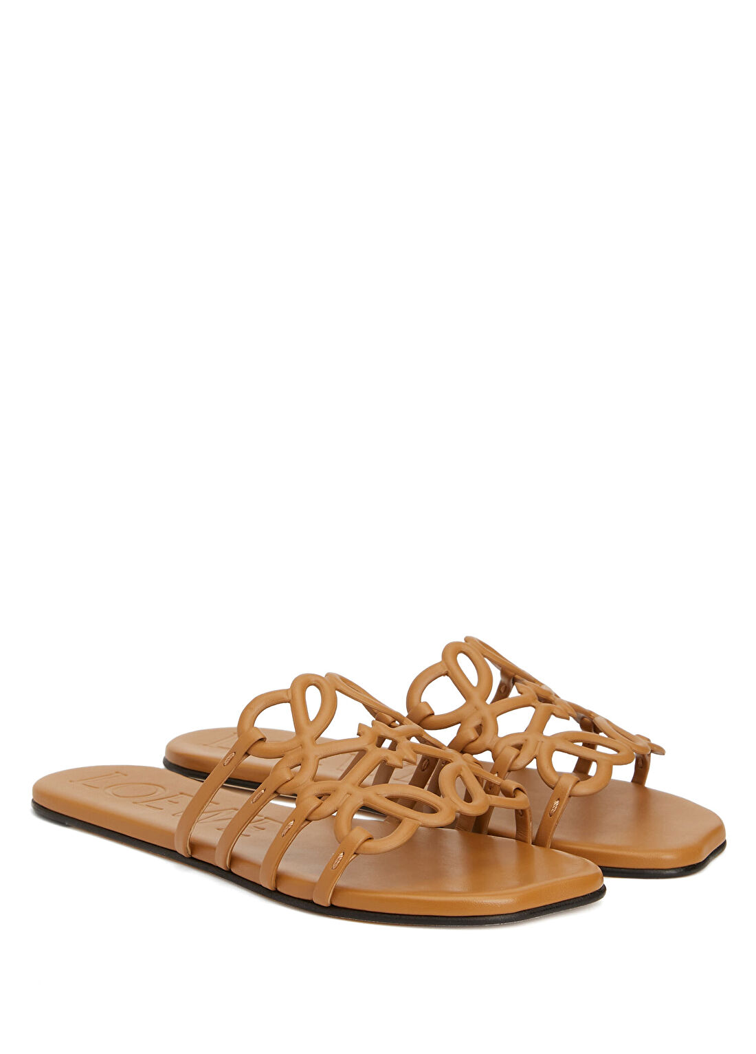 Loewe Camel Kadın Deri Terlik görsel 2