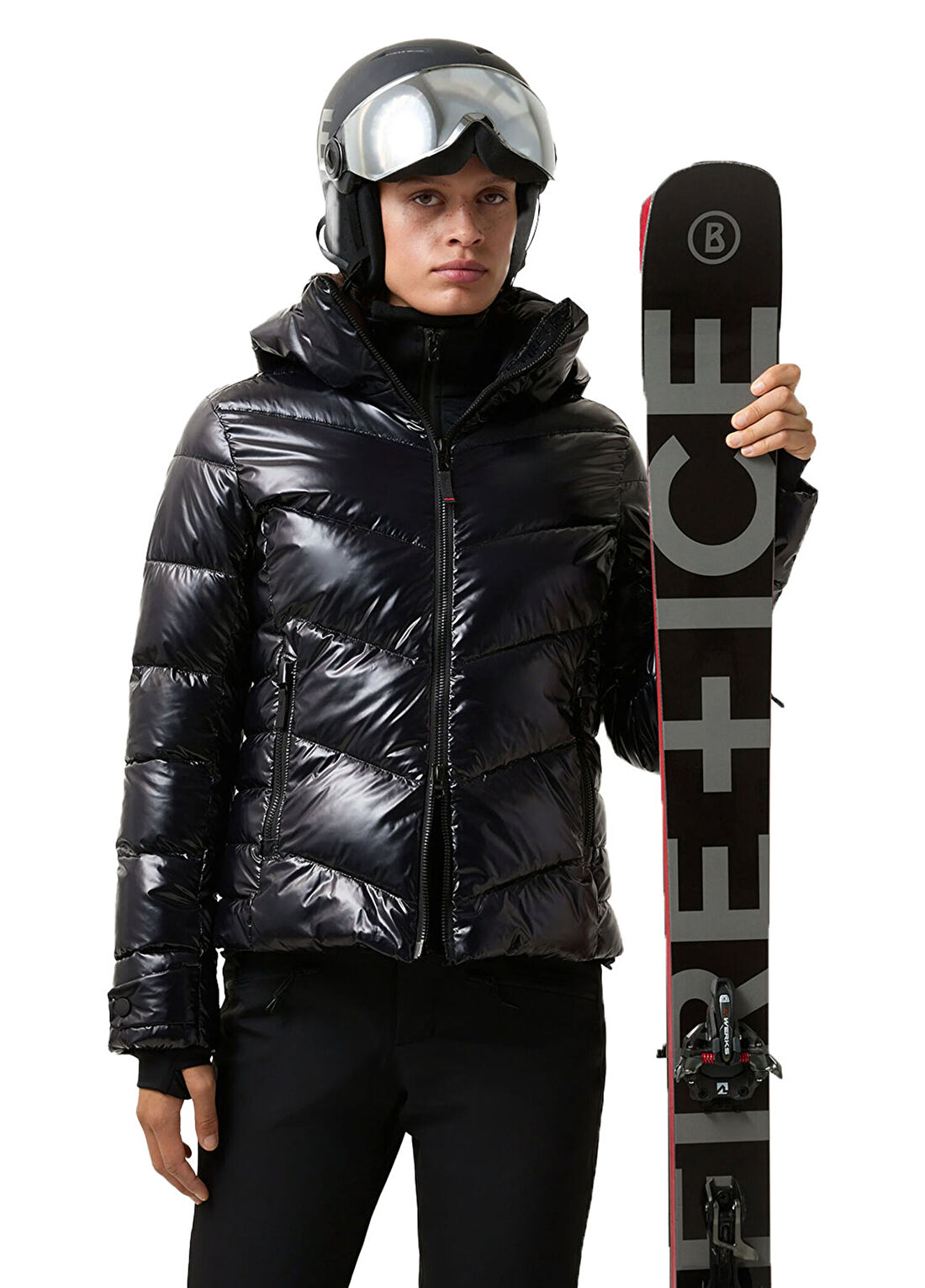 Bogner Fire & Ice Saelly2 Siyah Kadın Kayak Montu