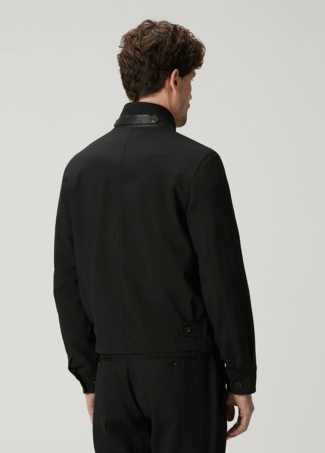 Tom Ford Siyah Yün Mont görsel 4
