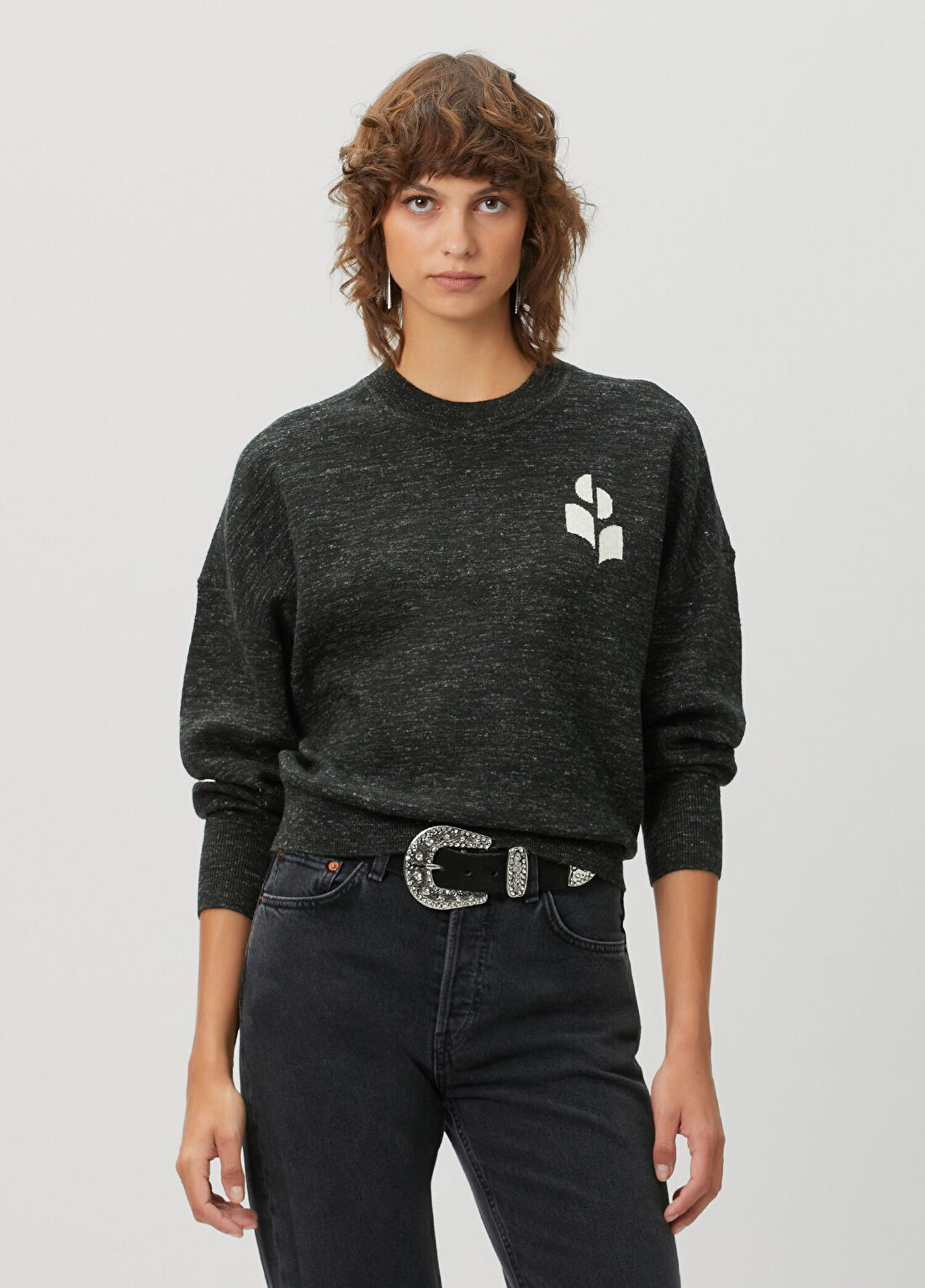 Marant Etoile Atlee Siyah Sweatshirt