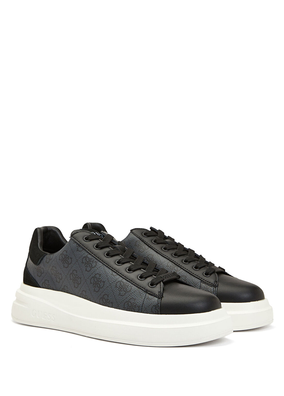 Guess Elba Siyah Logo Desenli Erkek Sneaker görsel 2