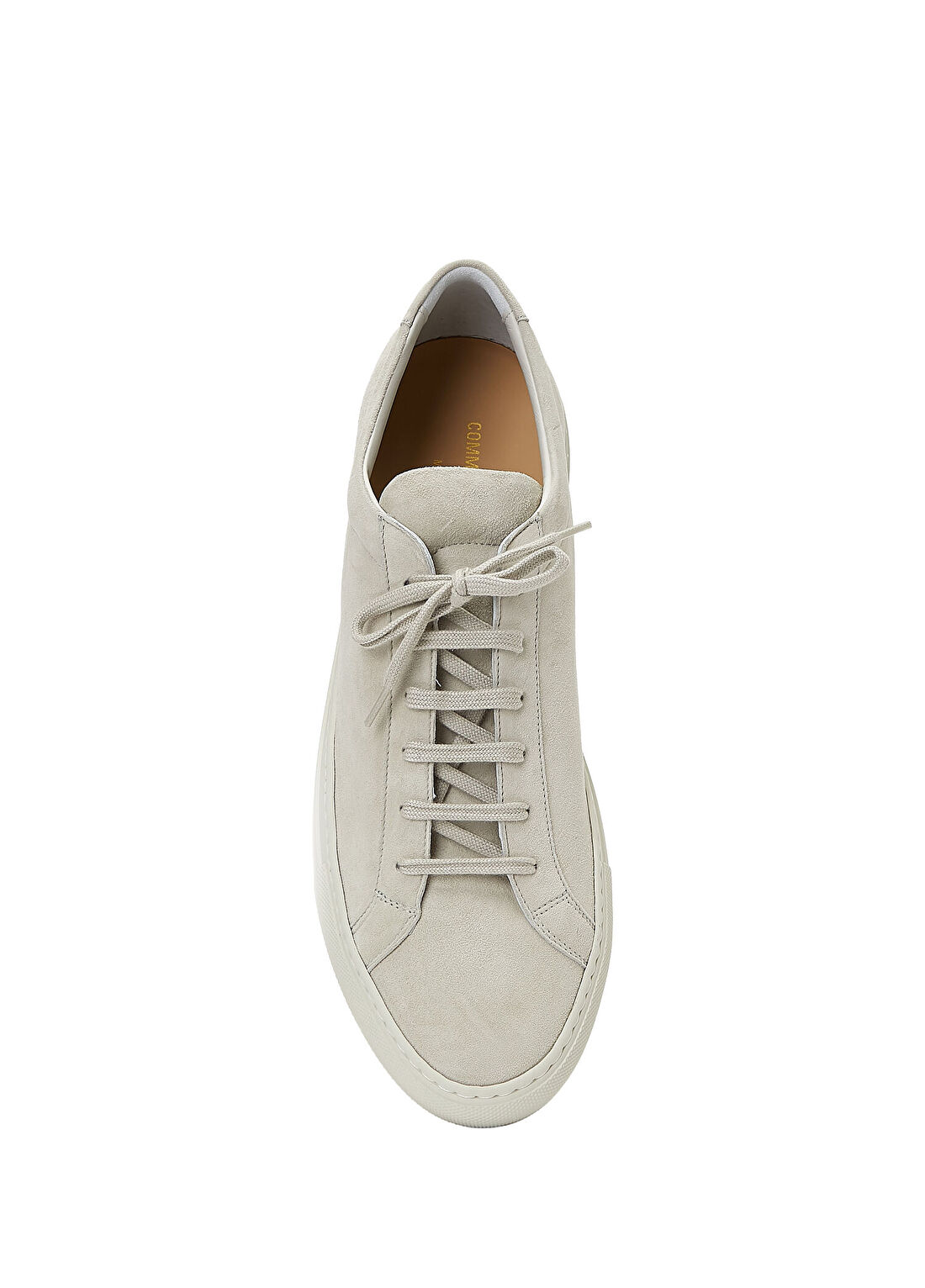 Common Projects Achilles Premium Açık Gri Deri Sneaker görsel 4