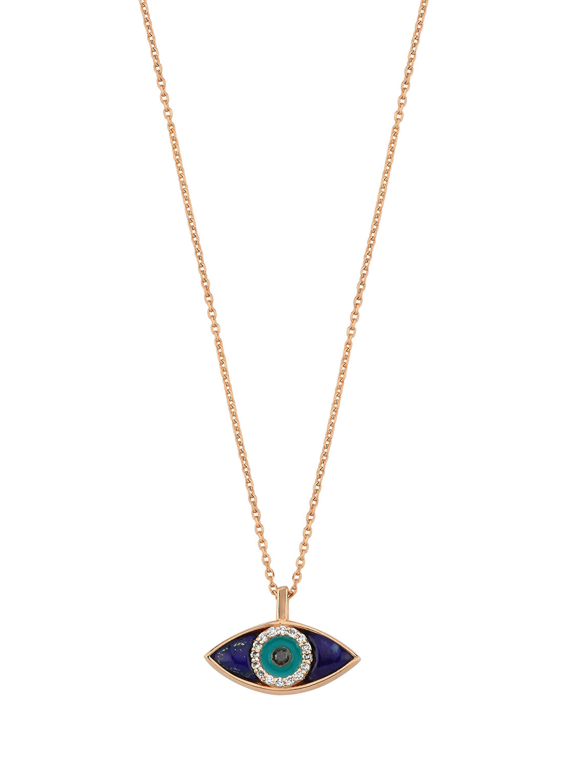 Bee Goddess Eye Light Kadın Altın Kolye