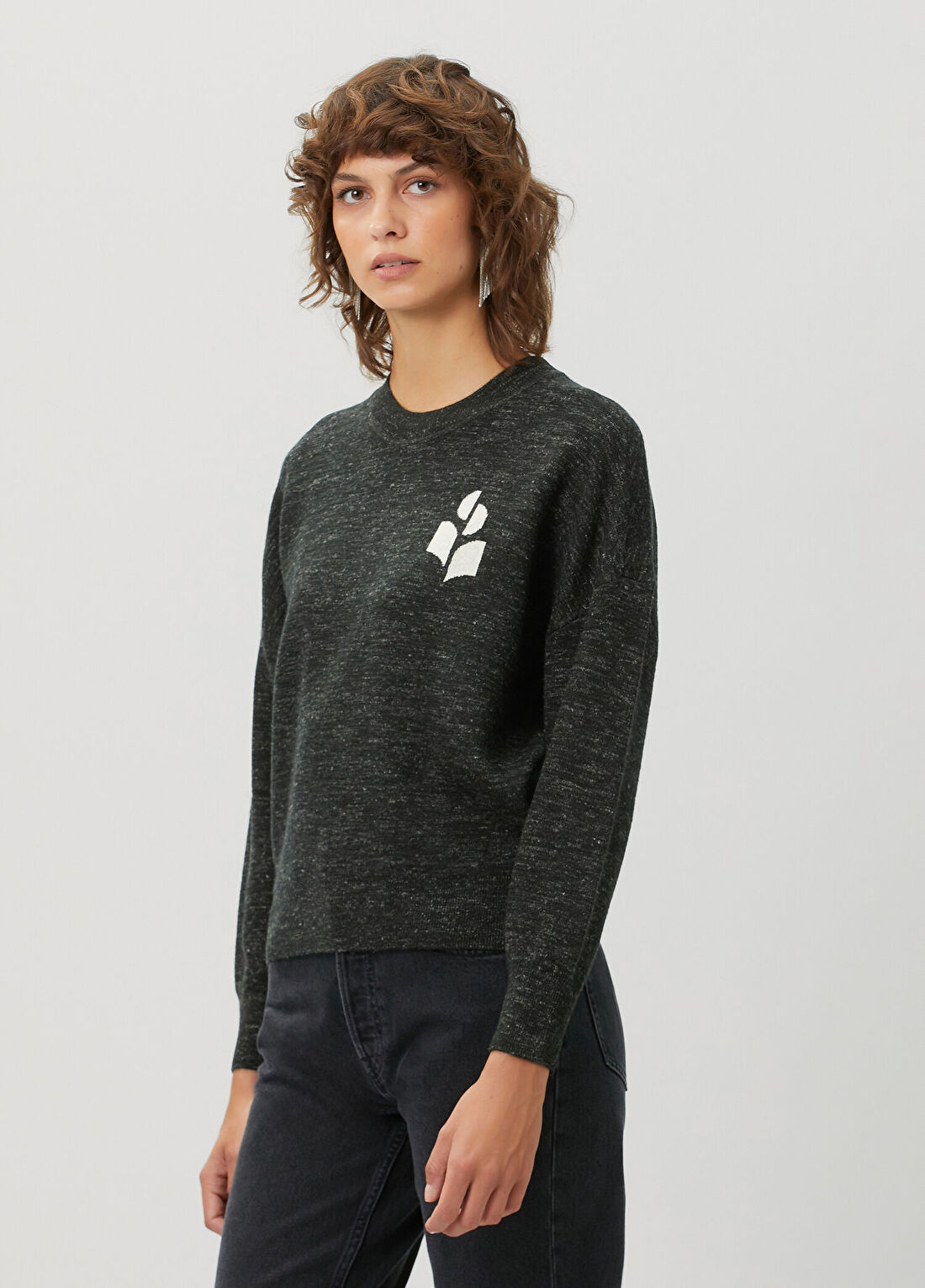 Marant Etoile Atlee Siyah Sweatshirt görsel 3