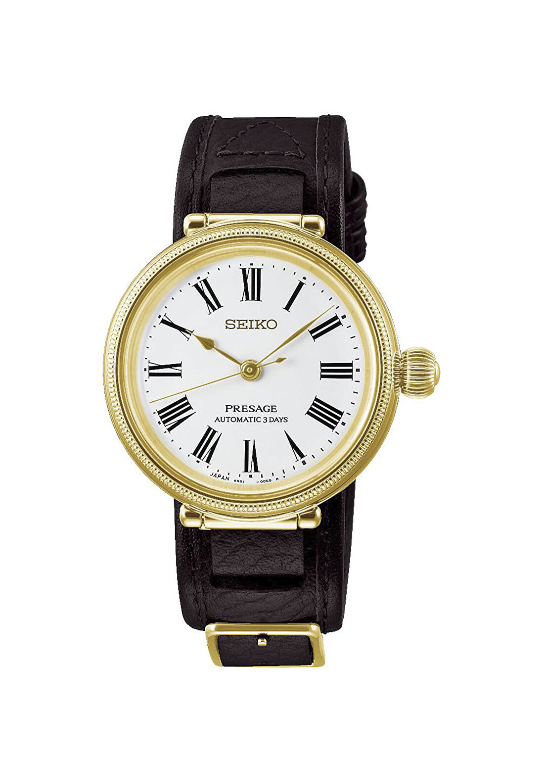 Seiko SPB538J1 Presage 145. Yıl Dönümü Limitli Üretim Kahverengi Deri Unisex Kol Saati