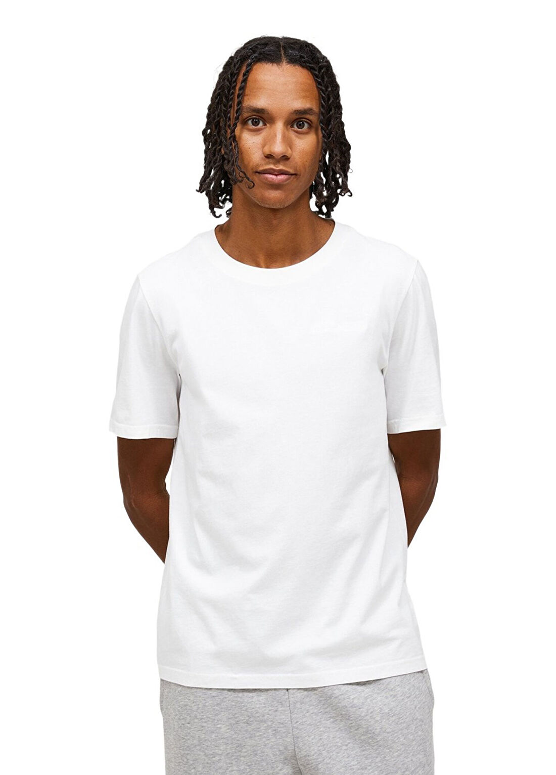 Peak Performance Original Small Logo Beyaz Pamuklu Regular Fit Kısa Kollu Erkek T-shirt