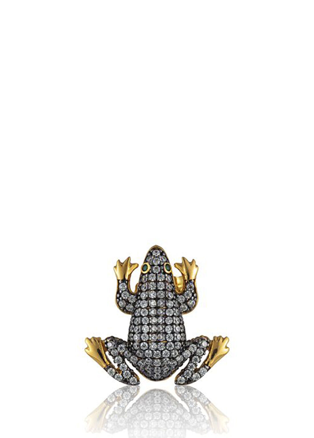 Begum Khan Mini Frog Kadın Altın Kaplama Piercing