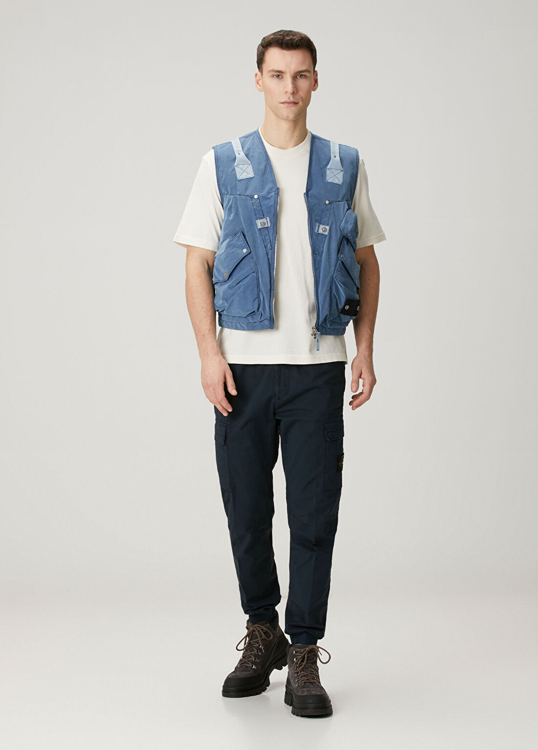 Stone Island Regular Tapered Lacivert Kargo Pantolon