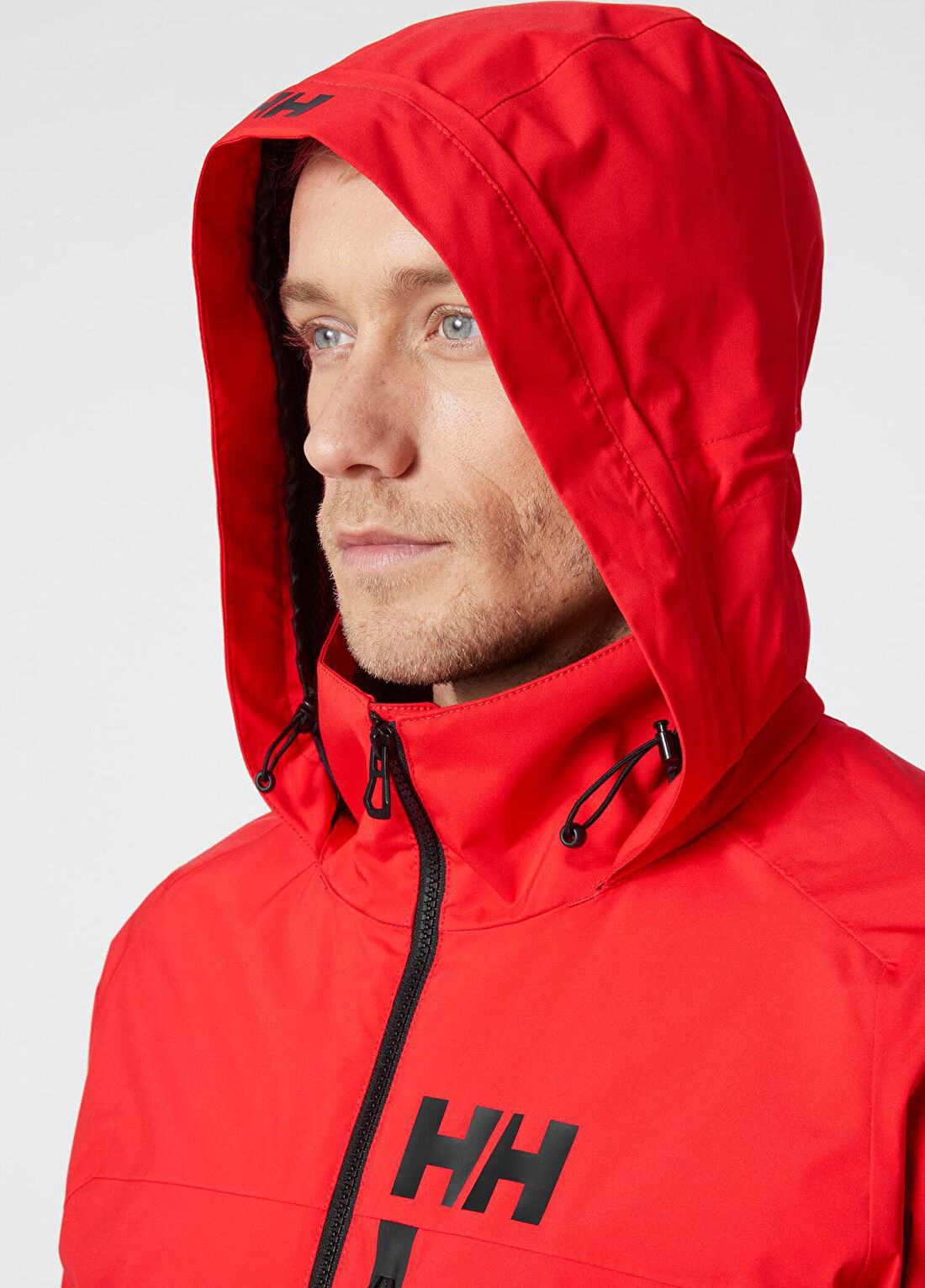 Helly Hansen Hp Racing Lifaloft Kapüşonlu Kırmızı Erkek Mont görsel 3