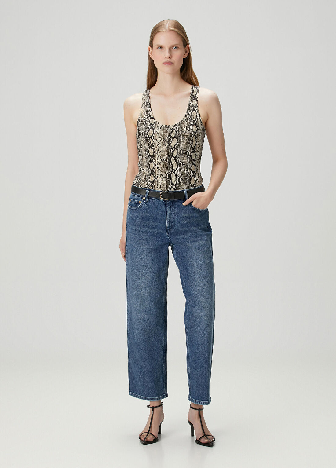 Michael Michael Kors Mavi Straight Leg Jean Pantolon