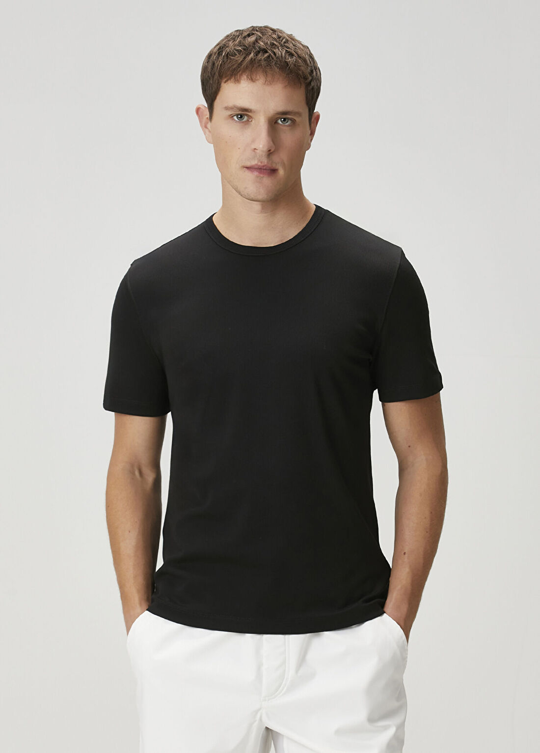 Brunello Cucinelli Siyah Basic T-shirt