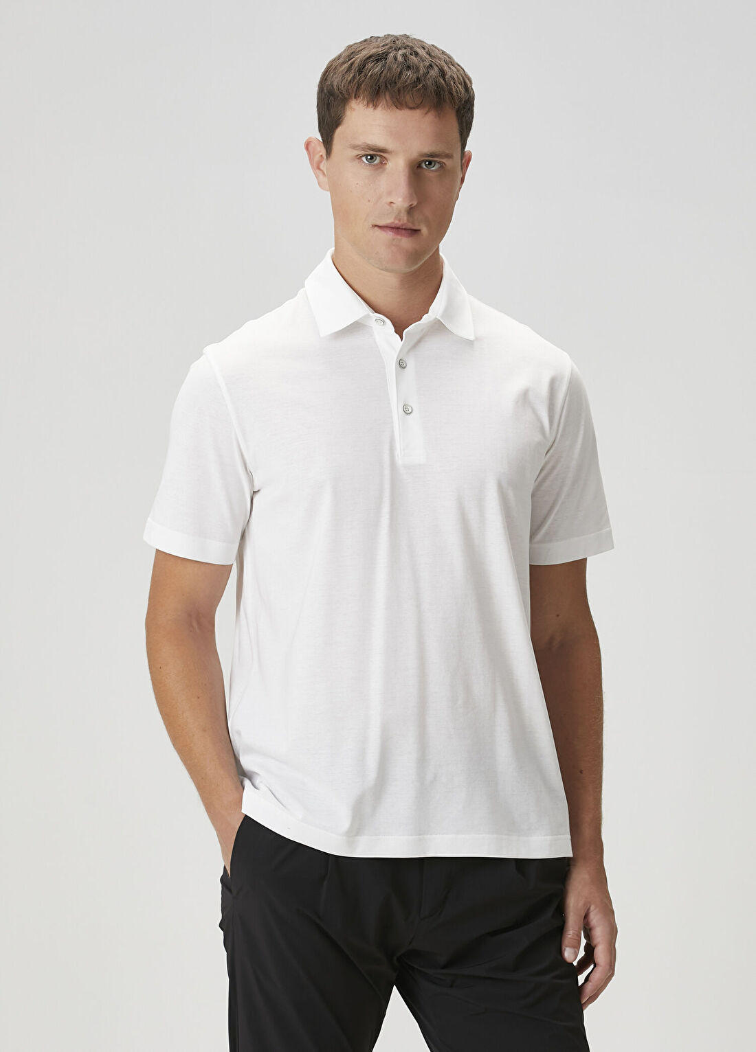 Herno Beyaz Polo T-shirt