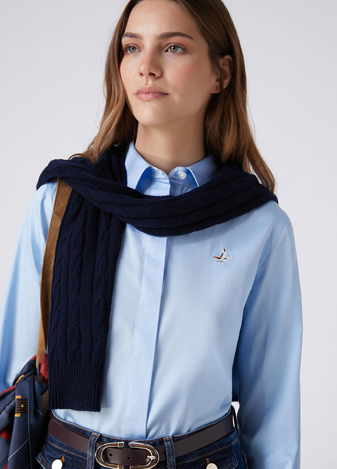 Beymen Club Mavi Basic Poplin Gömlek