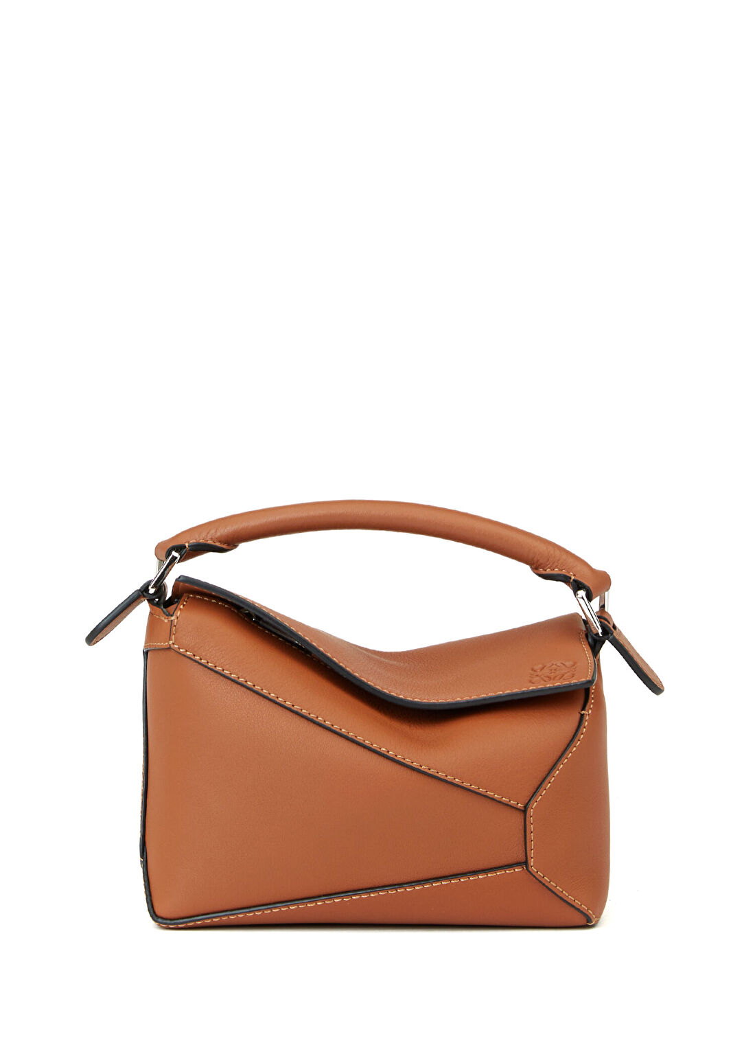 Loewe Mini Puzzle Kahverengi Kadın Deri Çanta