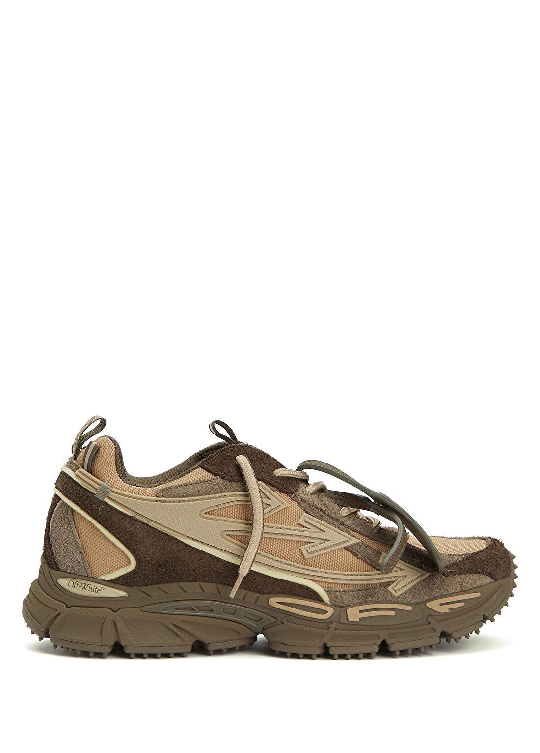 Off-White Be Right Bej Erkek Deri Sneaker