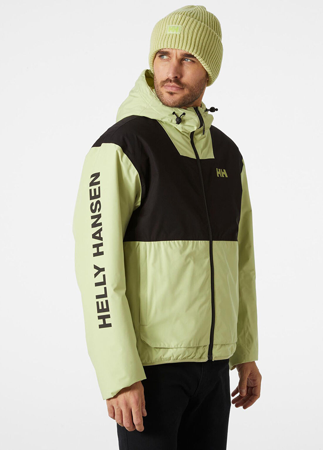 Helly Hansen Ervik Ins Rain Iced Matcha Erkek Mont görsel 2