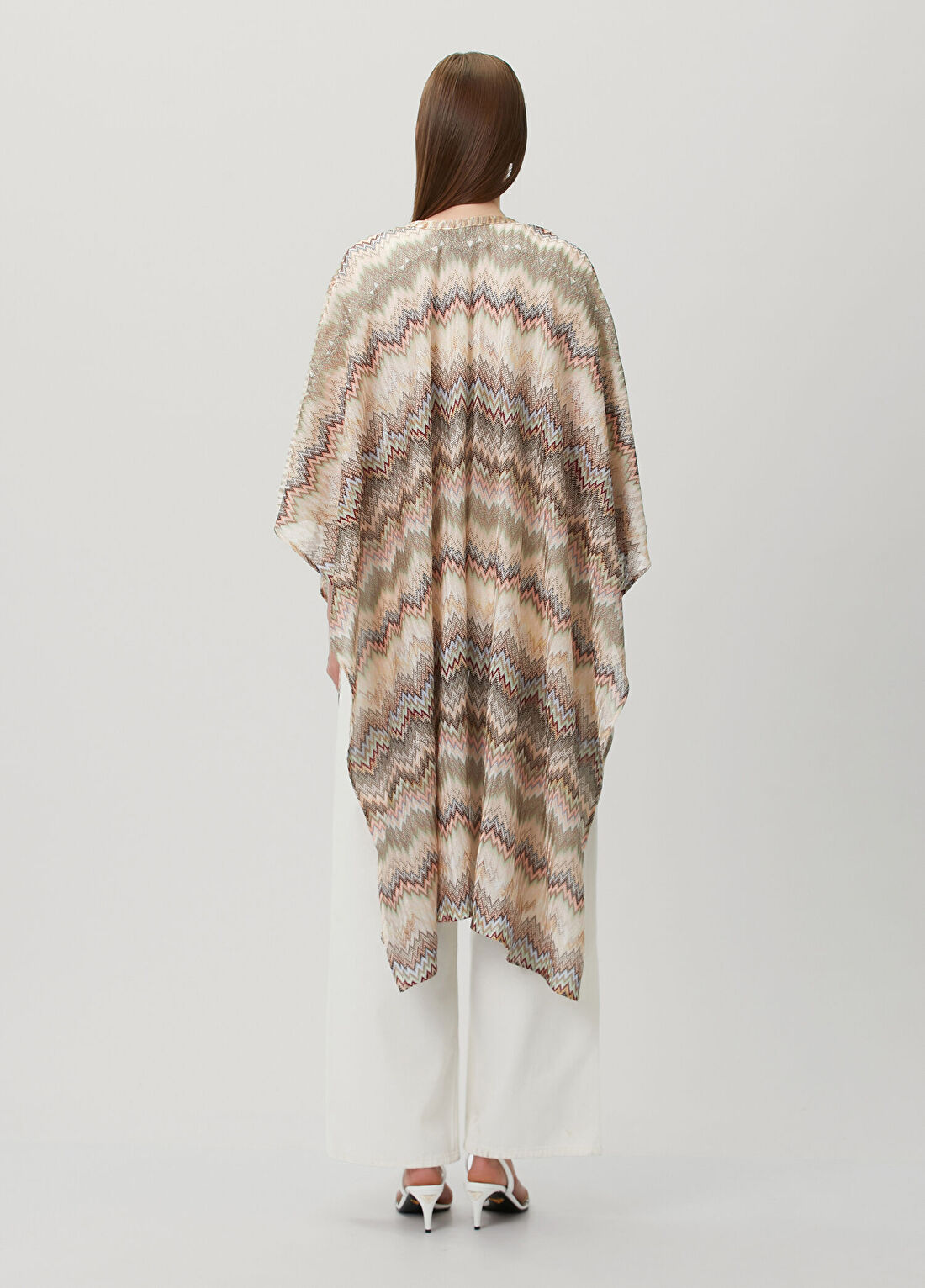 Missoni Çok Renkli Bej Kadın Şal görsel 4