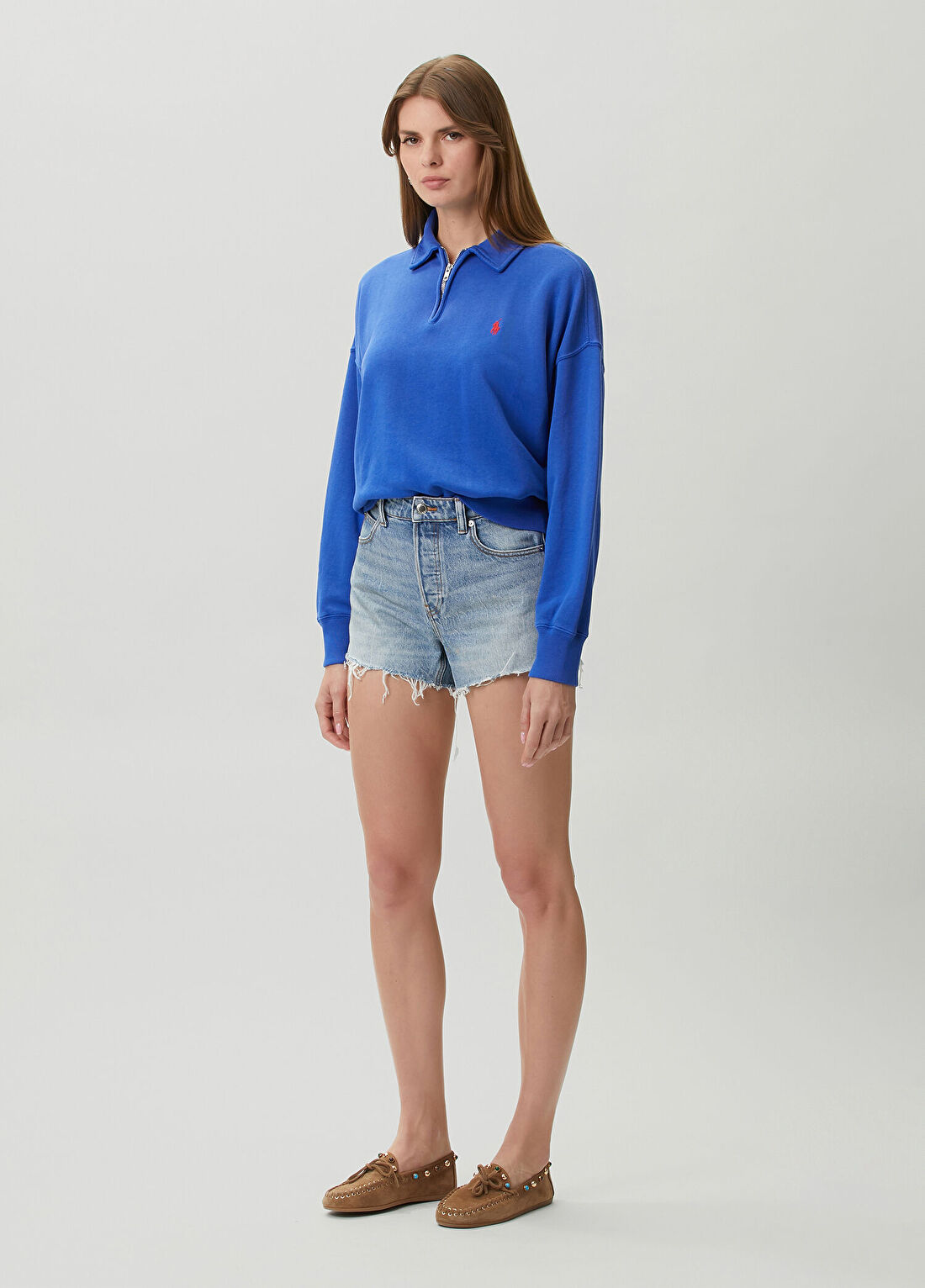 Polo Ralph Lauren Mavi Sweatshirt görsel 2
