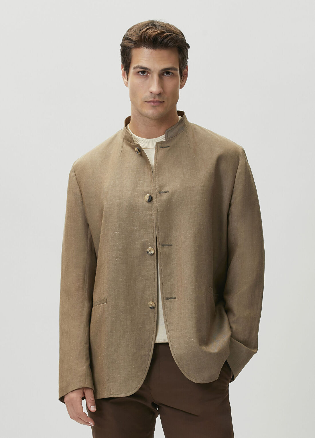 Paul Smith Kahverengi Yün Ceket