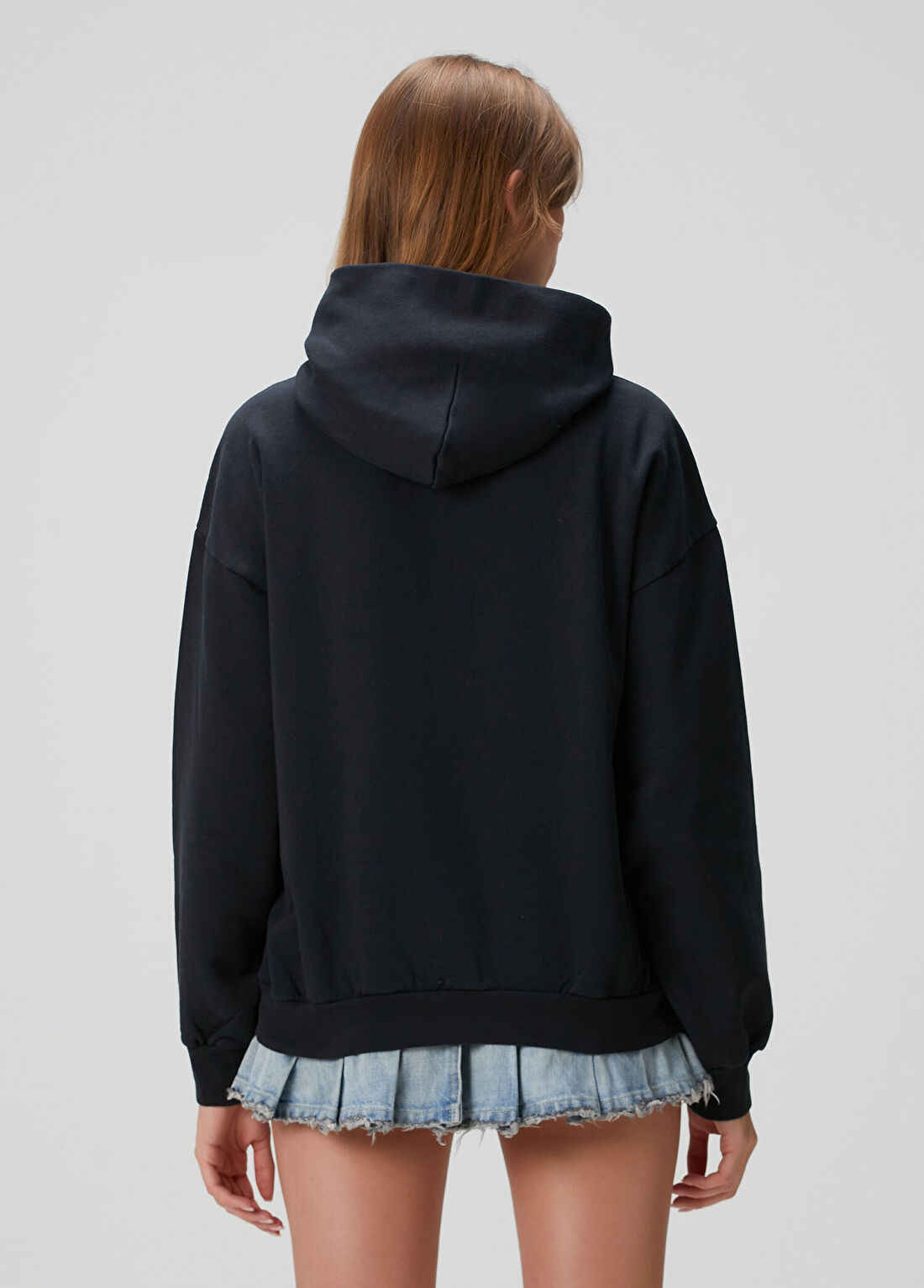 Balenciaga Siyah Kapüşonlu Sweatshirt görsel 4