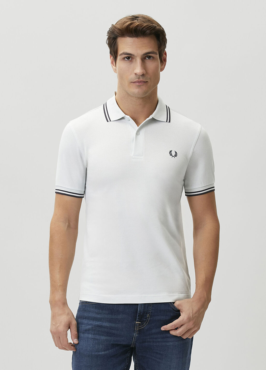 Fred Perry Twin Tipped Mavi Polo Yaka T-shirt