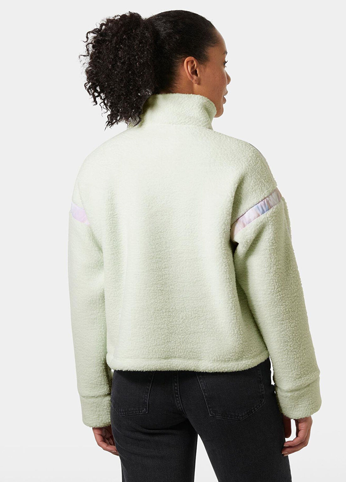 Helly Hansen W Imperial Pile Sea Foam Yarım Fermuarlı Kadın Polar Spor Sweatshirt görsel 3