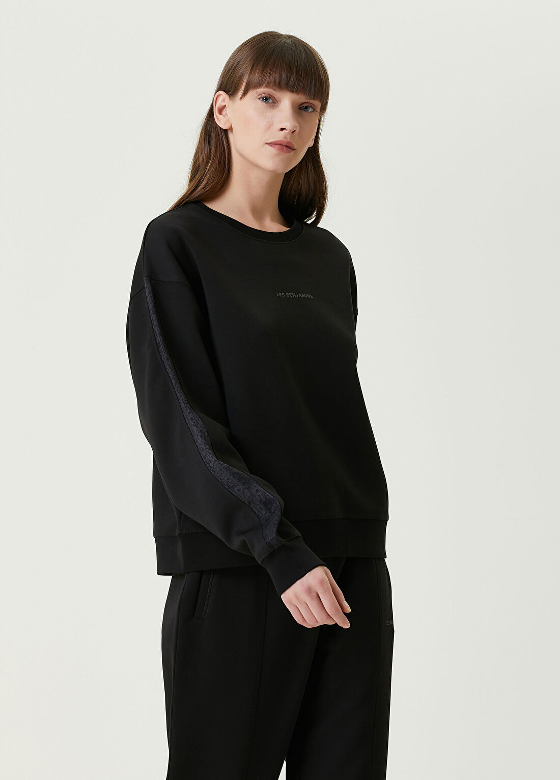 Les Benjamins Siyah Sweatshirt