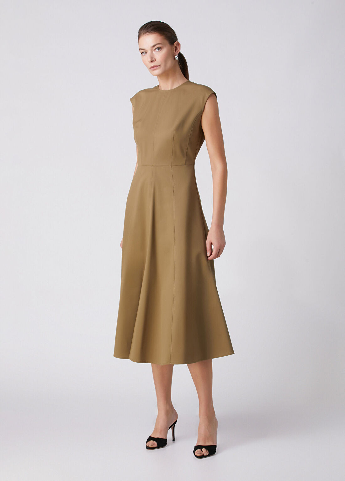 Beymen Collection Haki Midi Elbise