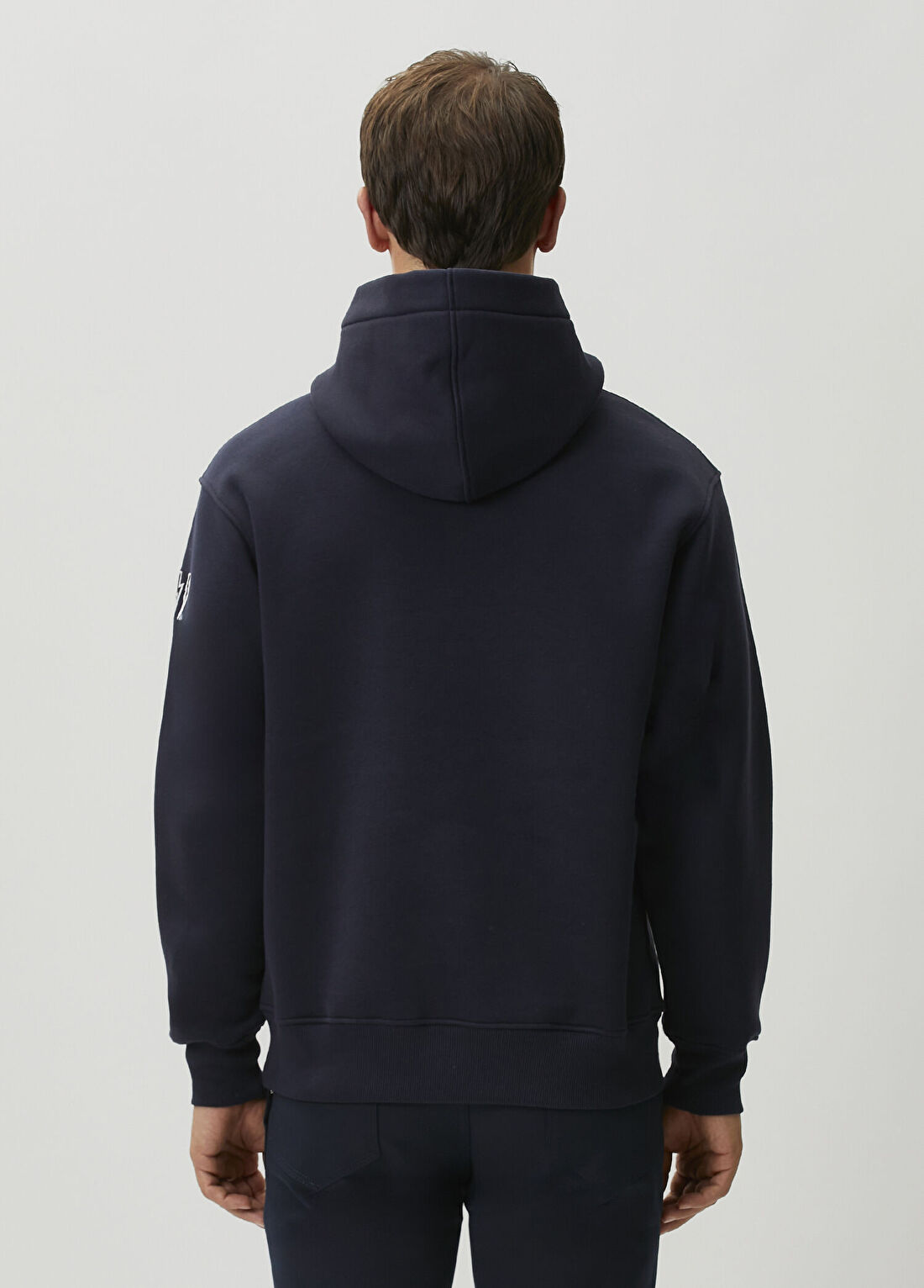 Neil Barrett Lacivert Kapüşonlu Sweatshirt görsel 4