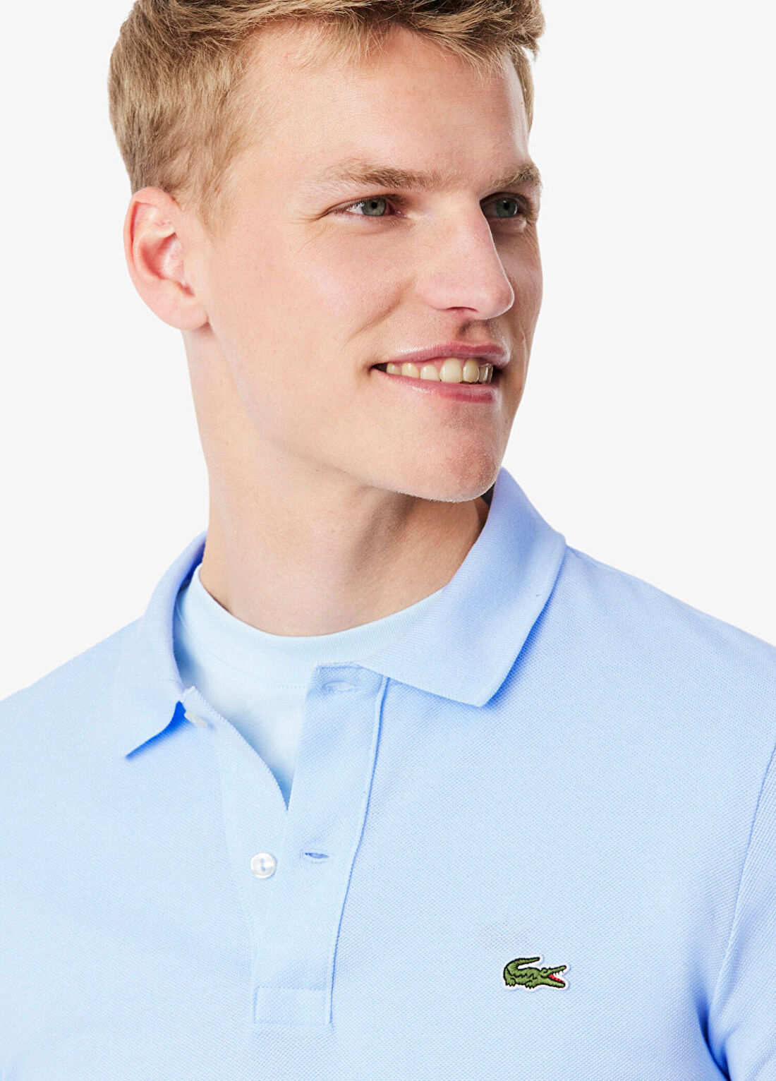 Lacoste L.12.12 Erkek Slim Fit Mavi Polo görsel 2