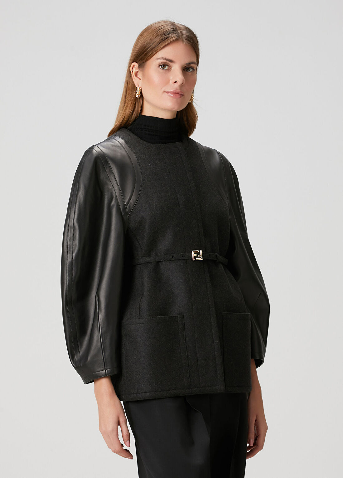 Fendi Siyah Kaban görsel 3